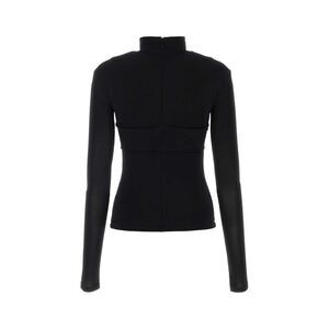 AMBUSH Women's High Neck Long Sleeve Top Women BLACK T-Shirts & Tops